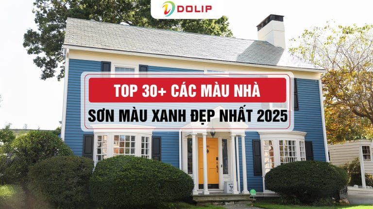 Top 30+ các màu nhà sơn màu xanh đẹp nhất 2025
