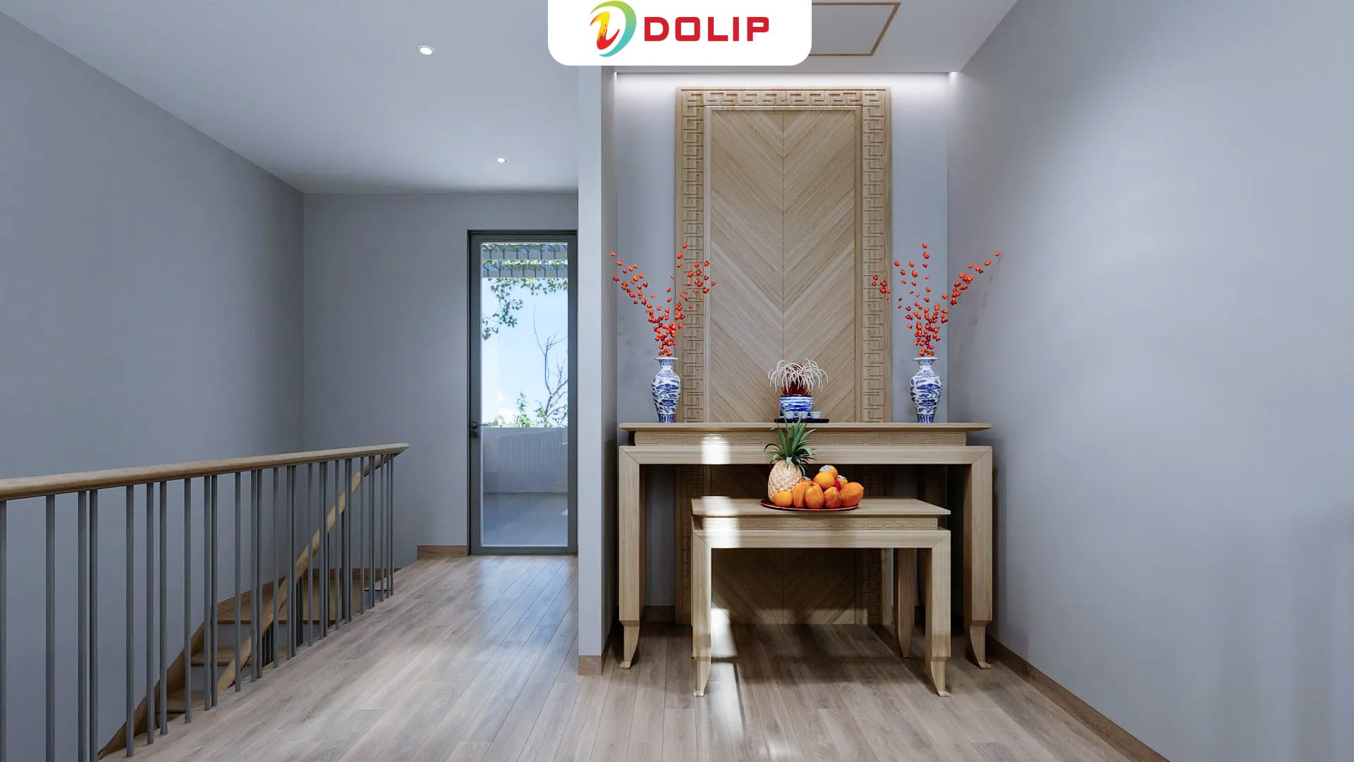 Top 30 màu sơn phòng thờ phong thủy đẹp trang nghiêm 11 Màu sơn phòng thờ giúp tăng vượng khí cho người mệnh Mộc - AP83-1