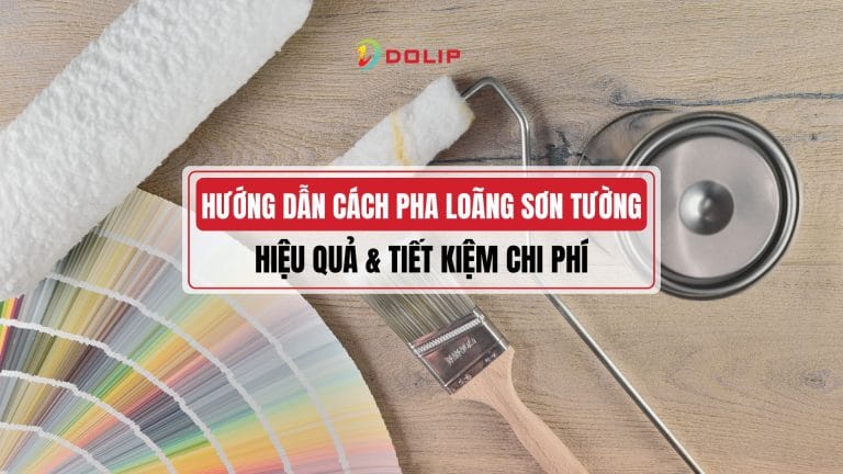 Hướng dẫn cách pha loãng sơn tường