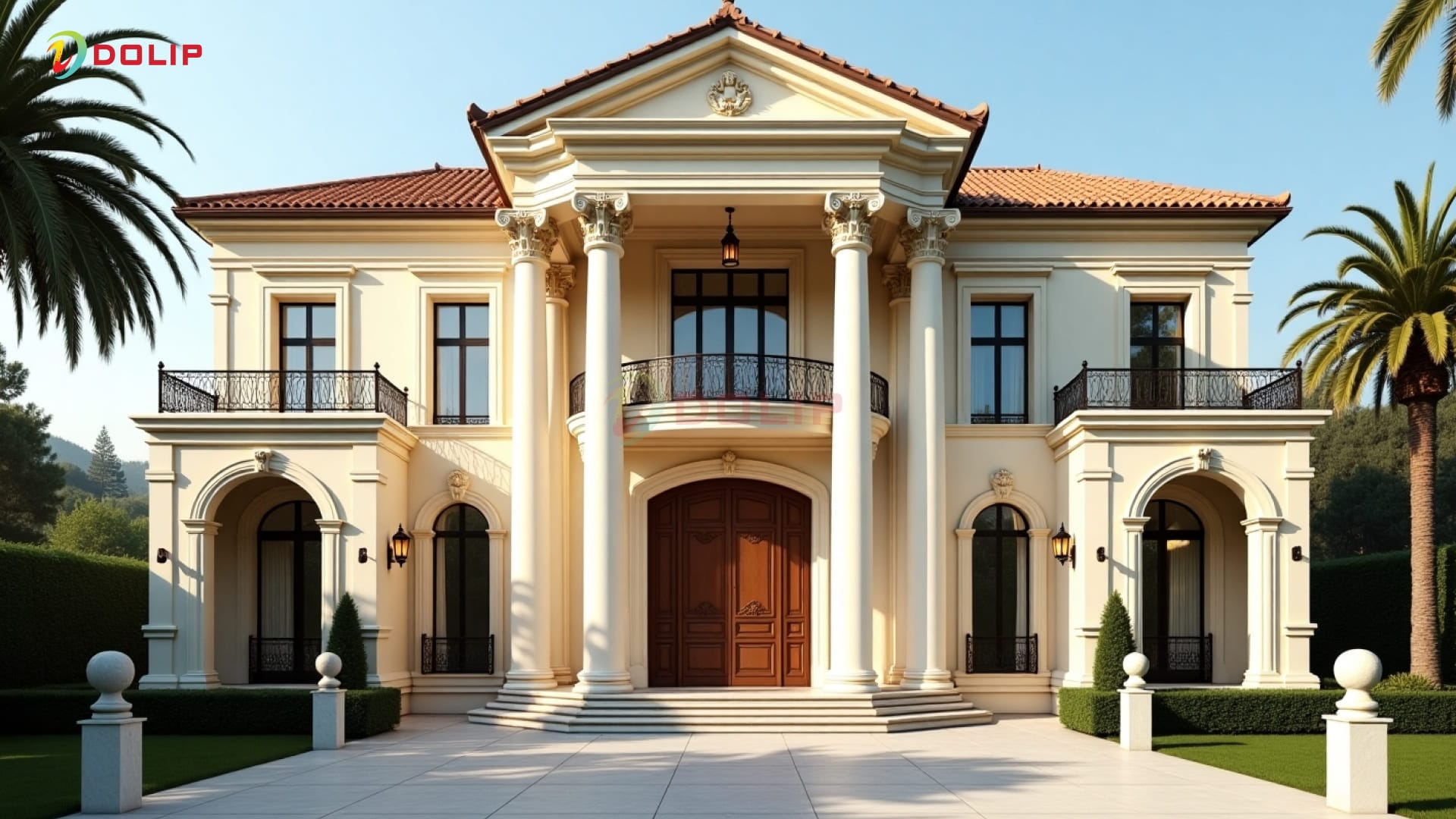 Phong cách kiến trúc biệt thự cổ điển