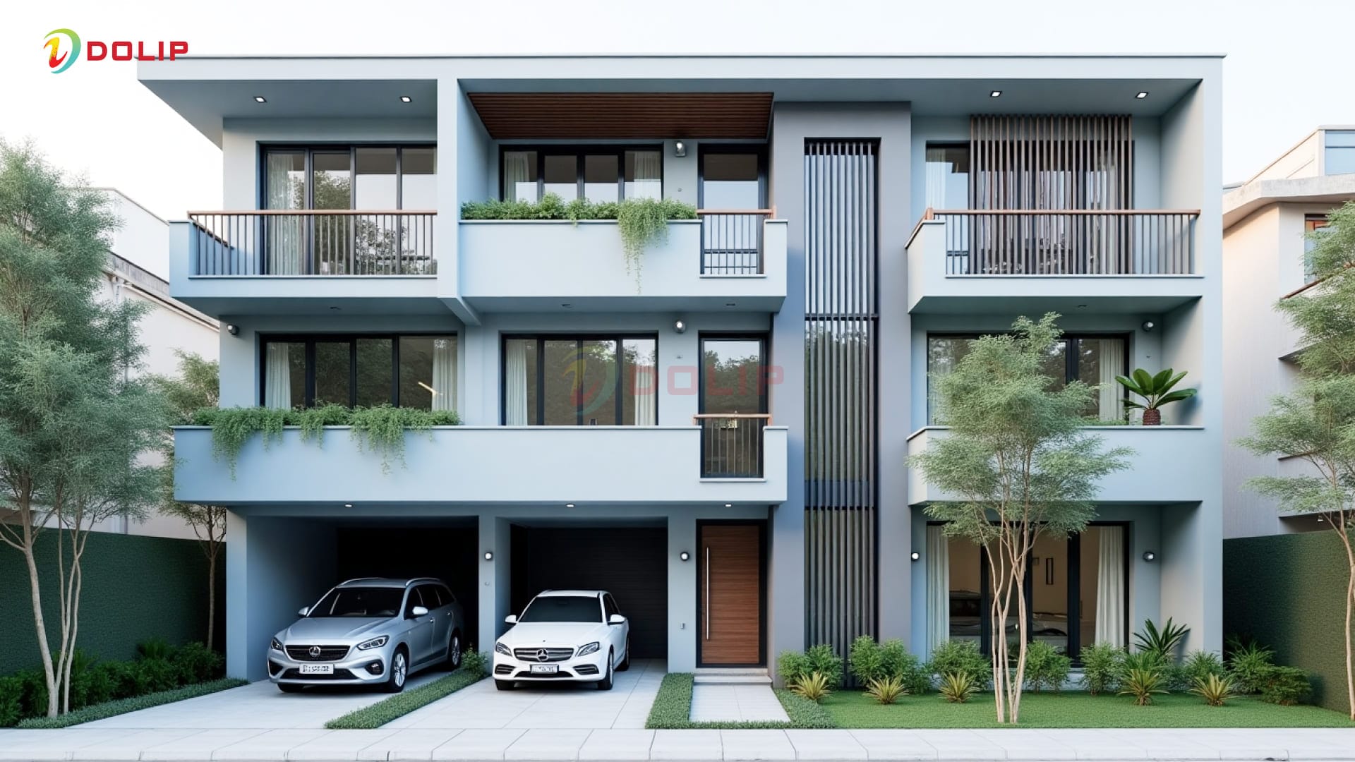 Biệt thự phố phong cách hiện đại - AP9-6