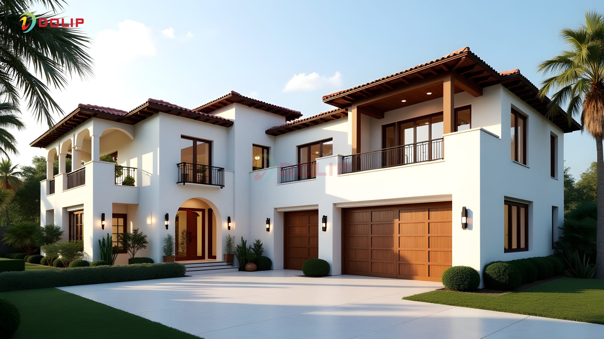 Biệt thự phong cách Địa Trung Hải