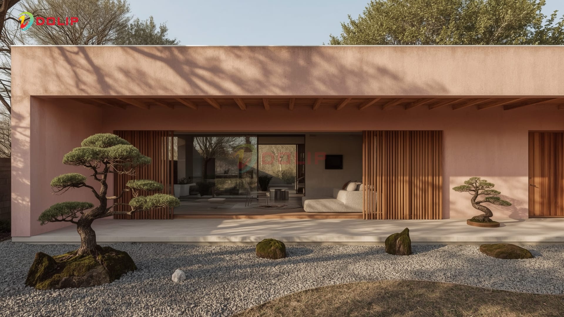 Cách phối màu sơn biệt thự phong cách wabi sabi - AP42-1