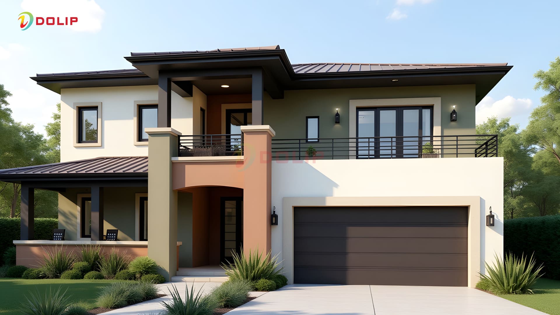 Top 30+ cách phối màu sơn ngoại thất đẹp chuẩn phong cách sống 31 Nên phối 2 - 3 màu sơn ngoại thất là phổ biến và mang lại hiệu quả thẩm mỹ tốt nhất