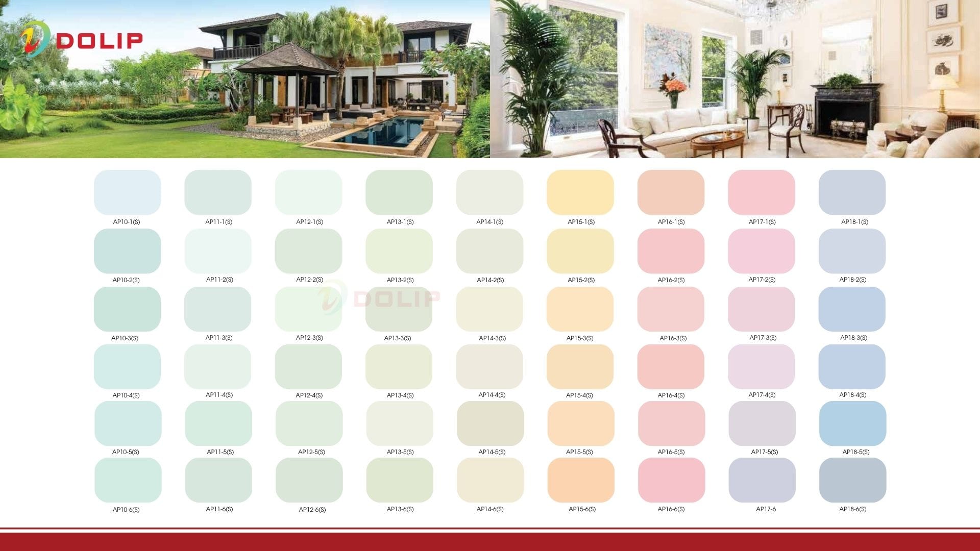 Cách đổi màu sơn tường tiết kiệm, hiệu quả nhất với bảng 1000+ màu sơn Dolip xu hướng 7 Chọn màu sơn tường với bảng 1000+ màu sơn Dolip xu hướng