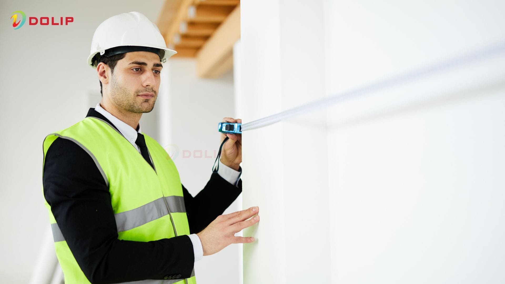 Gợi ý 10+ cách sơn tường 2 màu đẹp mắt, hiện đại, phù hợp mọi không gian 17 Đo đạc và phân chia giữa hai mảng màu