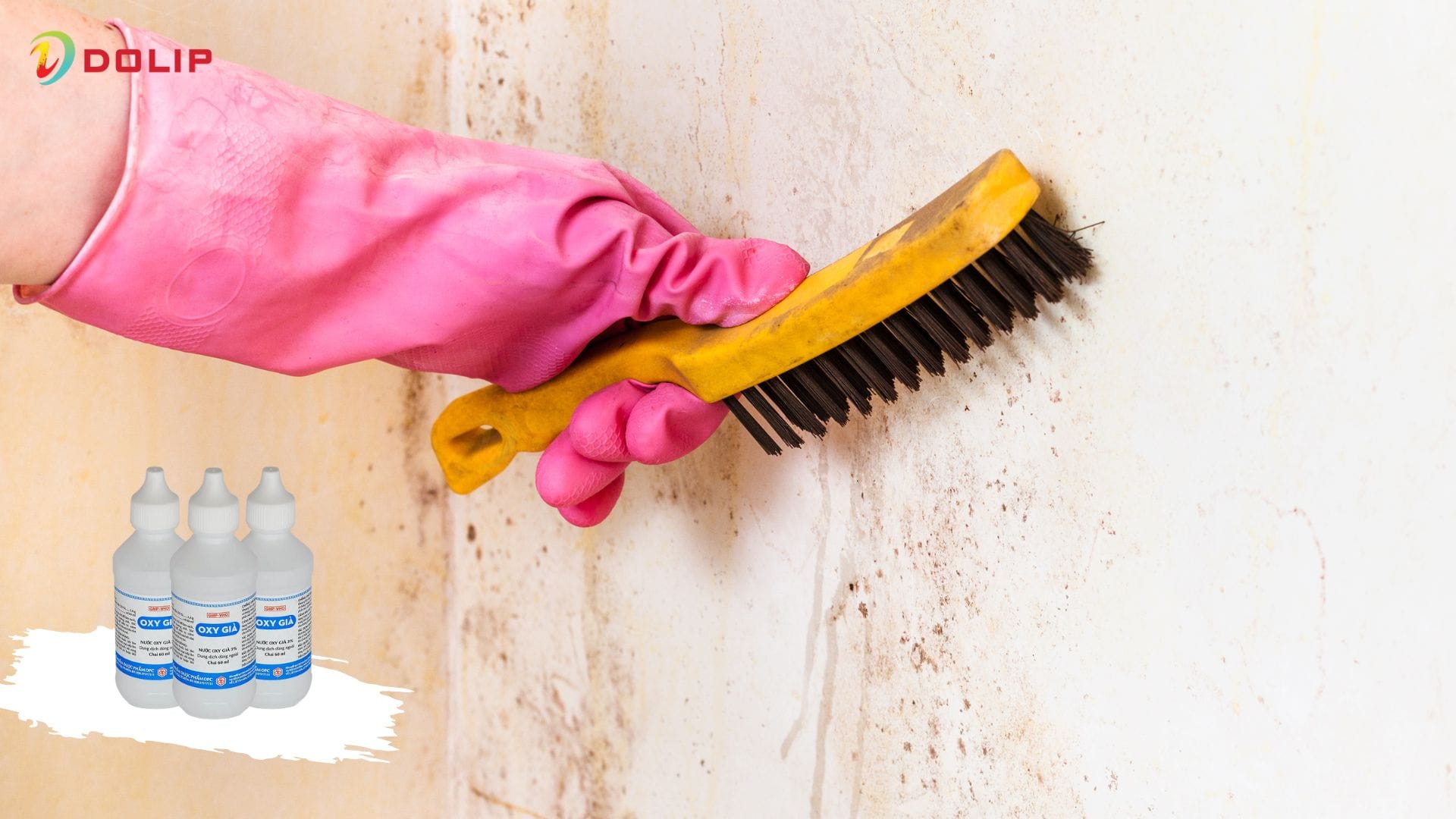15+ Cách tẩy mốc sơn tường nhà hiệu quả - an toàn - đơn giản có thể thực hiện tại nhà 9 Cách tẩy mốc sơn tường nhà dùng oxy già vào bình xịt phun