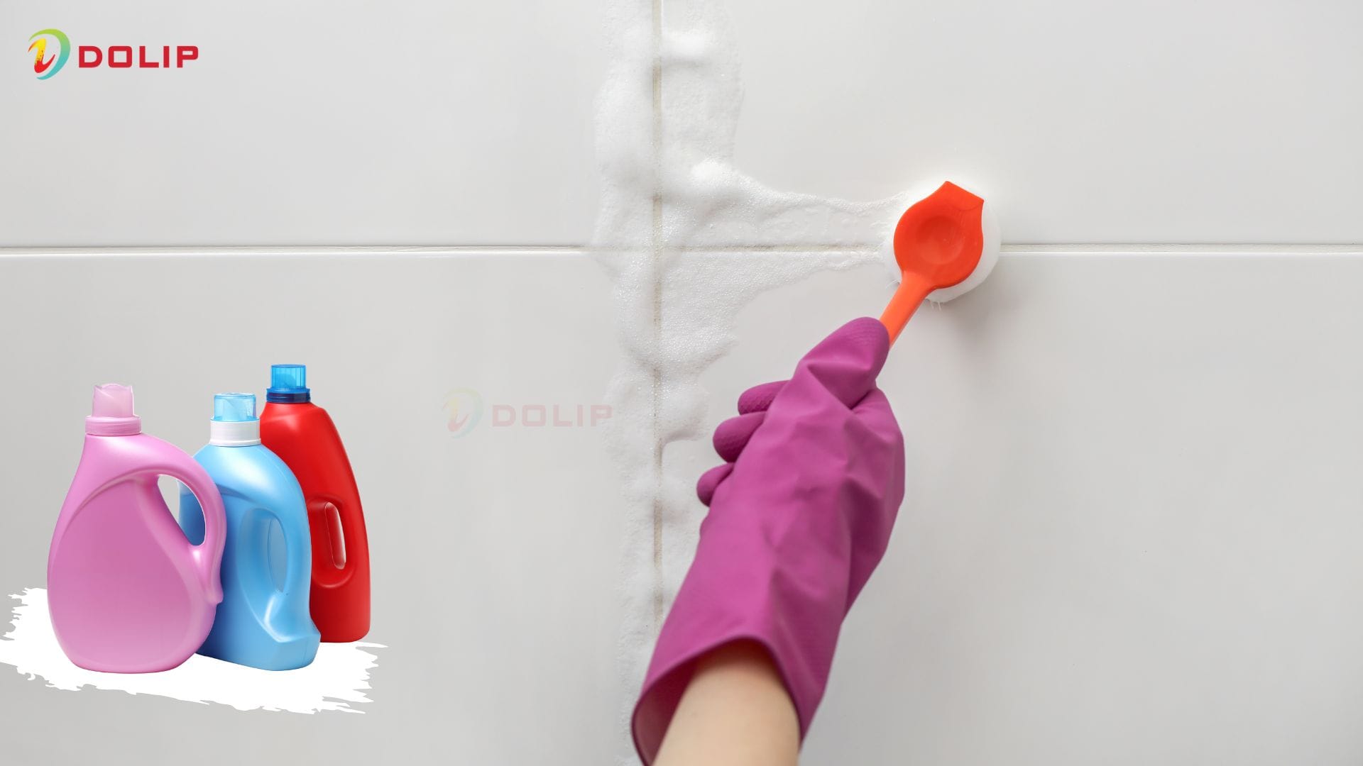 15+ Cách tẩy mốc sơn tường nhà hiệu quả - an toàn - đơn giản có thể thực hiện tại nhà 11 Cách tẩy mốc sơn tường nhà một lượng nhỏ bột giặt vào nước ấm